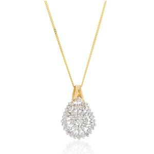 Vintage Diamond Pendant Necklace